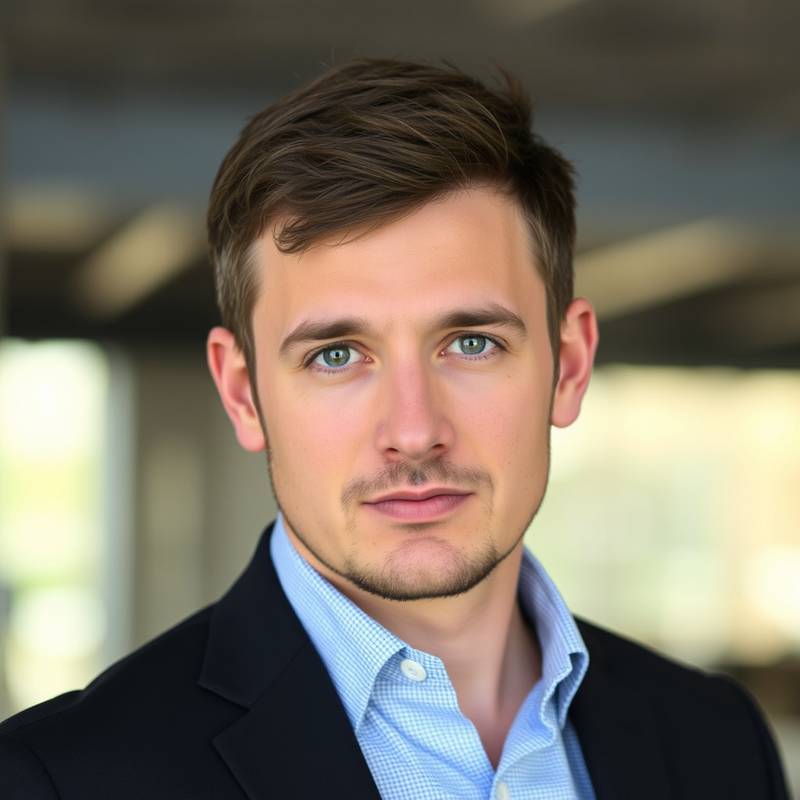 Portrait of Alex Kuznetsov, a data science instructor.